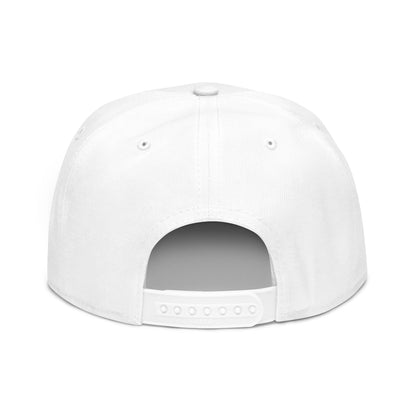 Embroidered Pink Sketch Heart Snapback Hat
