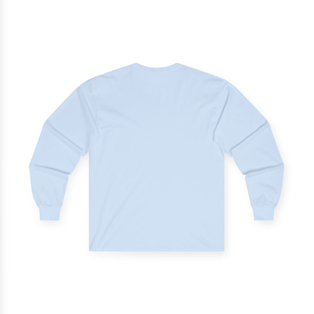 Tranquil Graphic Long Sleeve Tee, Relaxed Fit Shirt, Unisex Cotton Tee, Cool Weather Wear, Perfect Gift for Chill Vibes