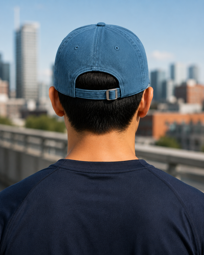 Game On Denim Hat — Embroidered Vintage-Style Baseball Cap for Gamers