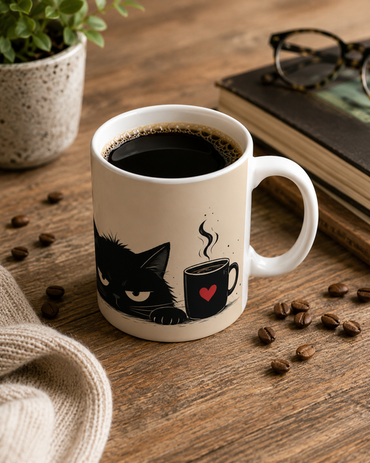 Coffee Mug — Grumpy Cat 'Don't Talk To Me Until Coffee' Ceramic Mug