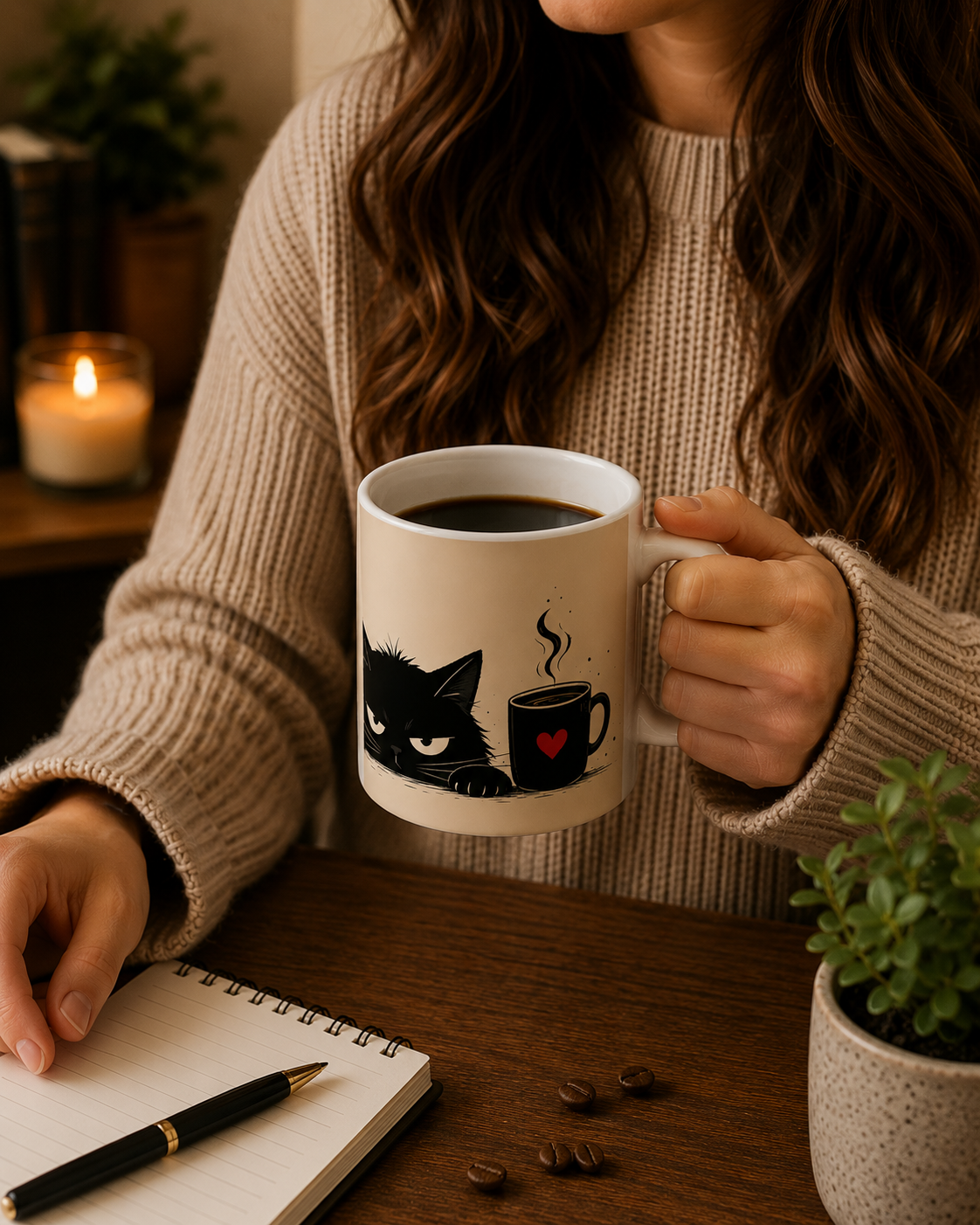Coffee Mug — Grumpy Cat 'Don't Talk To Me Until Coffee' Ceramic Mug