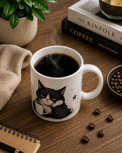 Grumpy Cat Coffee Mug — I Speak Fluent Sarcasm Ceramic Mug