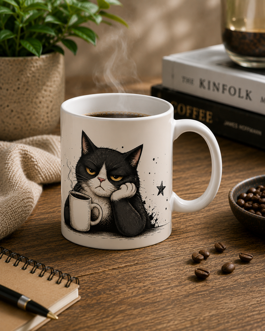 Grumpy Cat Coffee Mug — I Speak Fluent Sarcasm Ceramic Mug