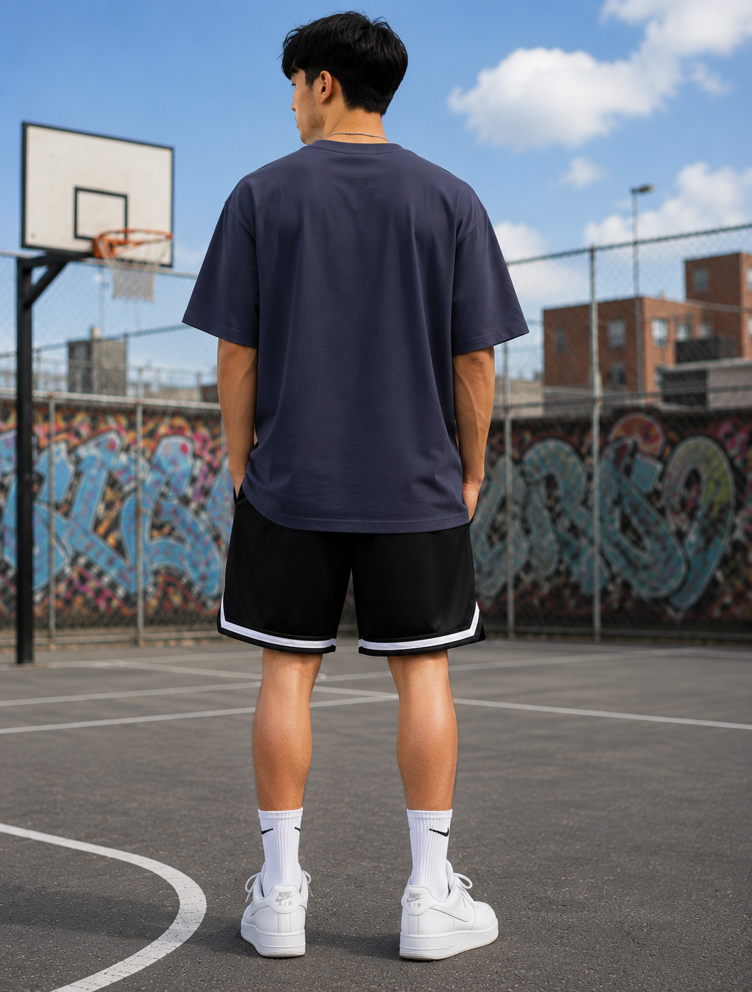 Built Different Basketball Tee — “No Days Off” Graphic T-Shirt