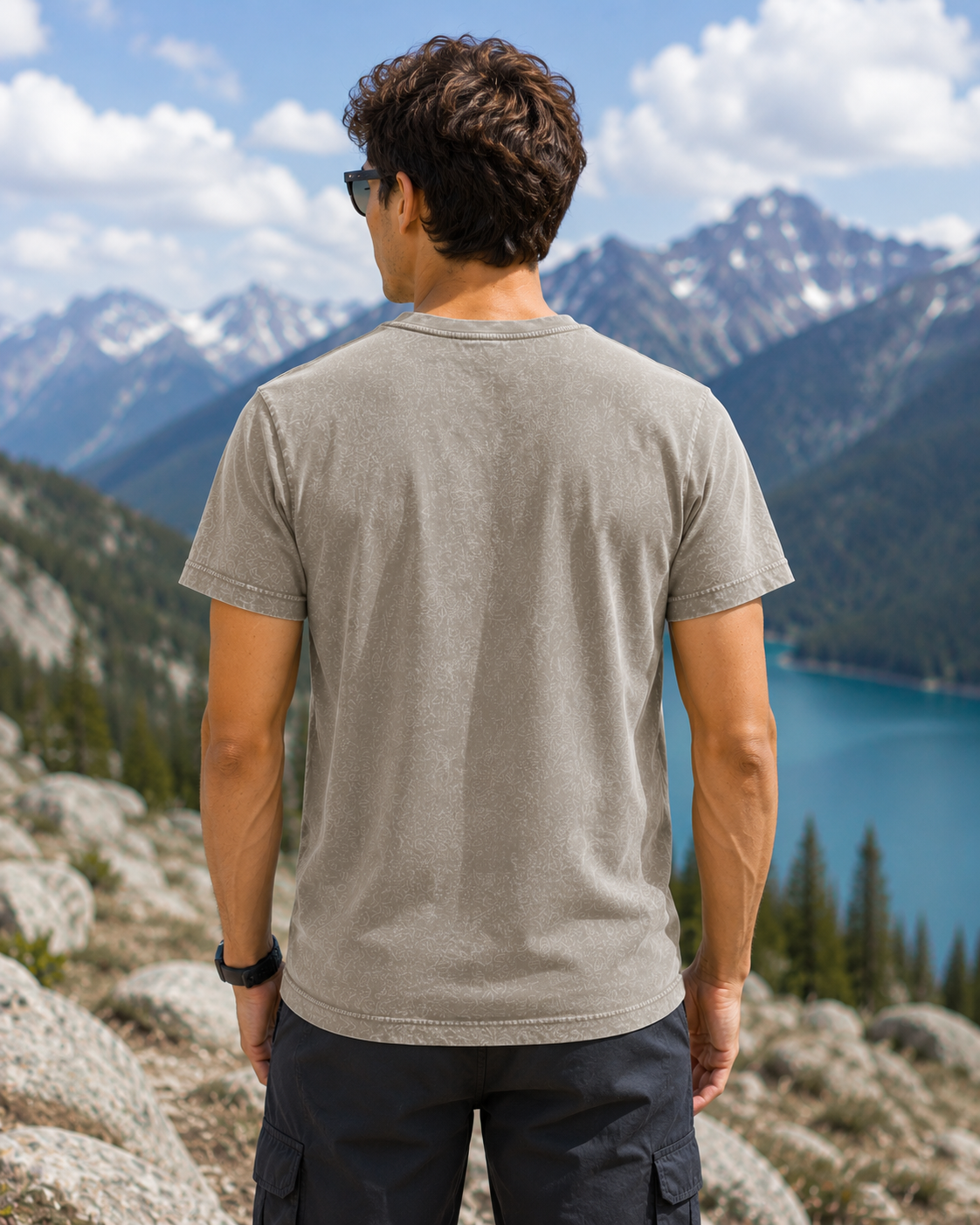 Born to Explore Tee — Acid Wash Adventure T‑Shirt