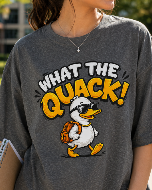 What The Quack! Duck Graphic Tee — Funny Cartoon Duck T-Shirt