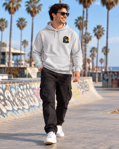 Gorilla DJ Hoodie — Retro Music-Lover Graphic Pullover