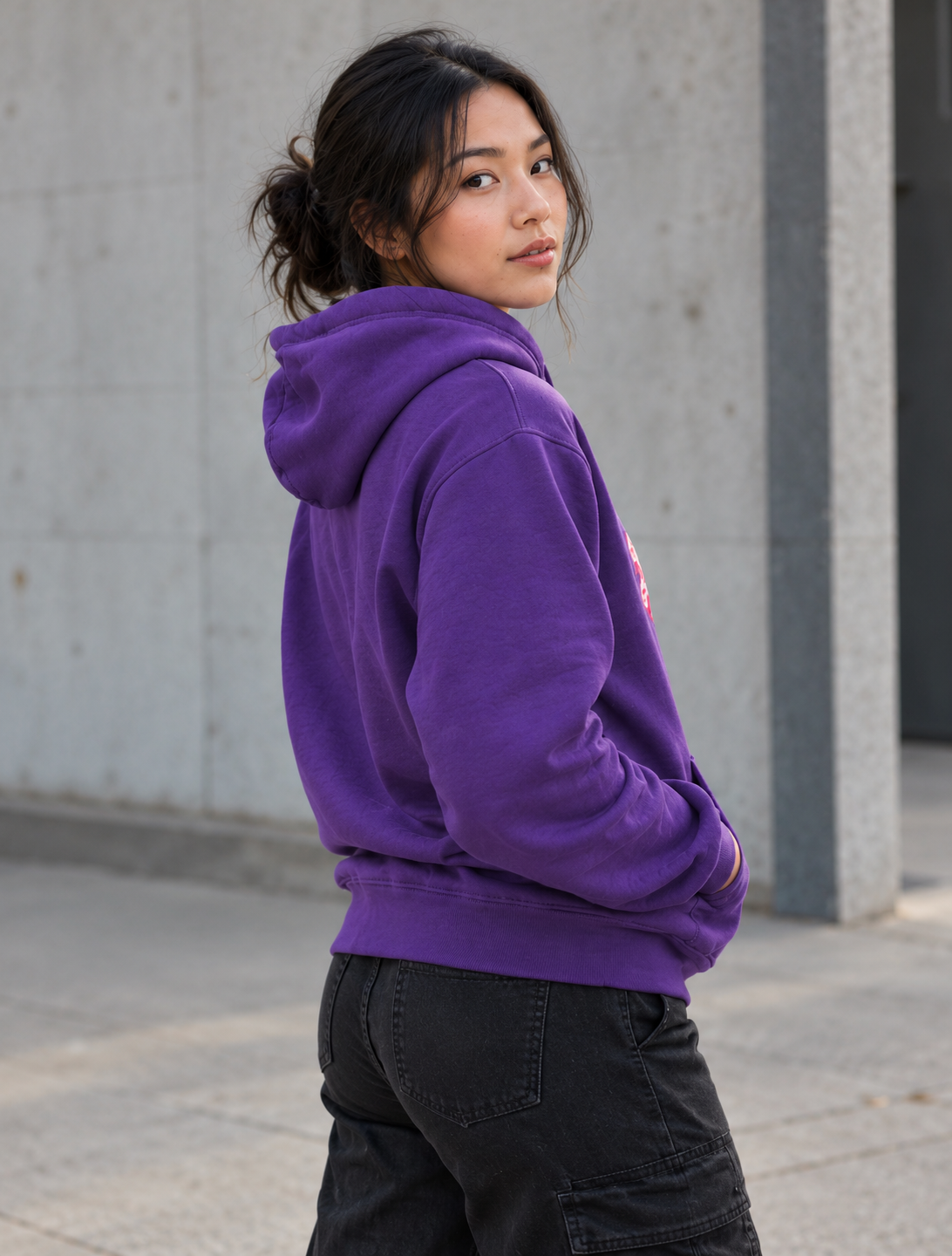 Delulu Heart Hoodie — Cute Girly College Sweatshirt
