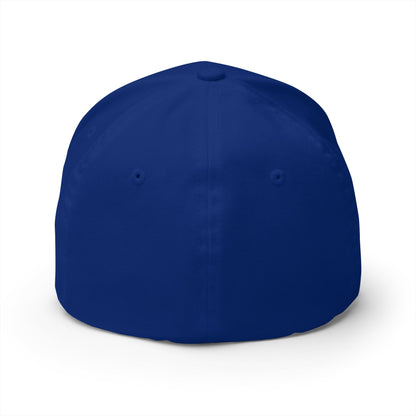 Embroidered Flame Cap — Small Fire Patch Baseball Hat